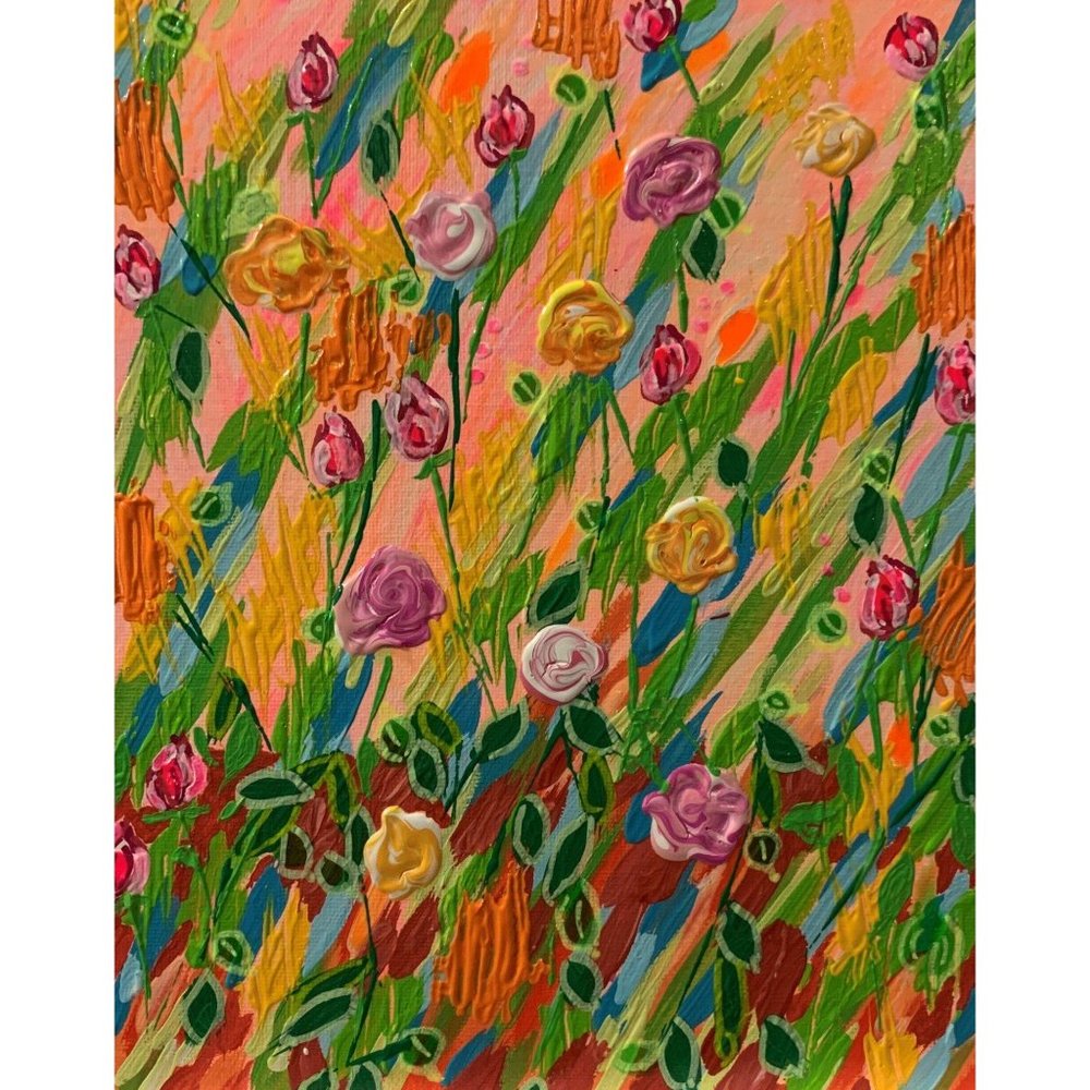 Bold and Beautiful Blooms, Abstract Floral Artwork